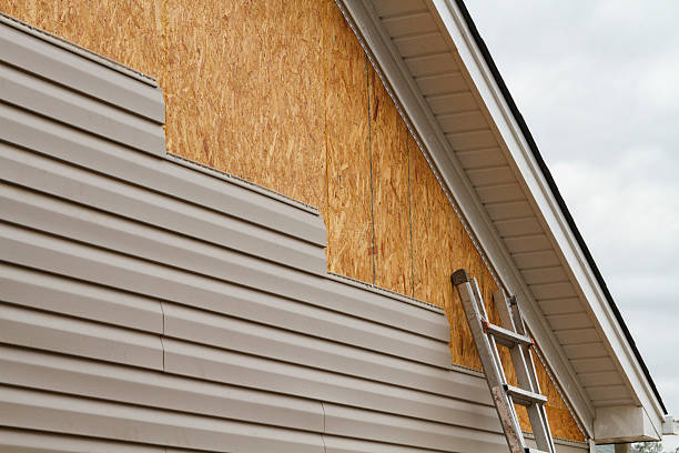 Professional Siding Replacement technician working in New Market, VA